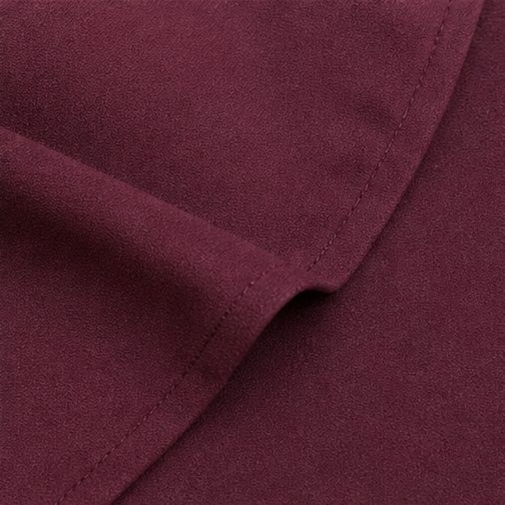 Burgundy Ruffle Blouse - Picture 6 of 6